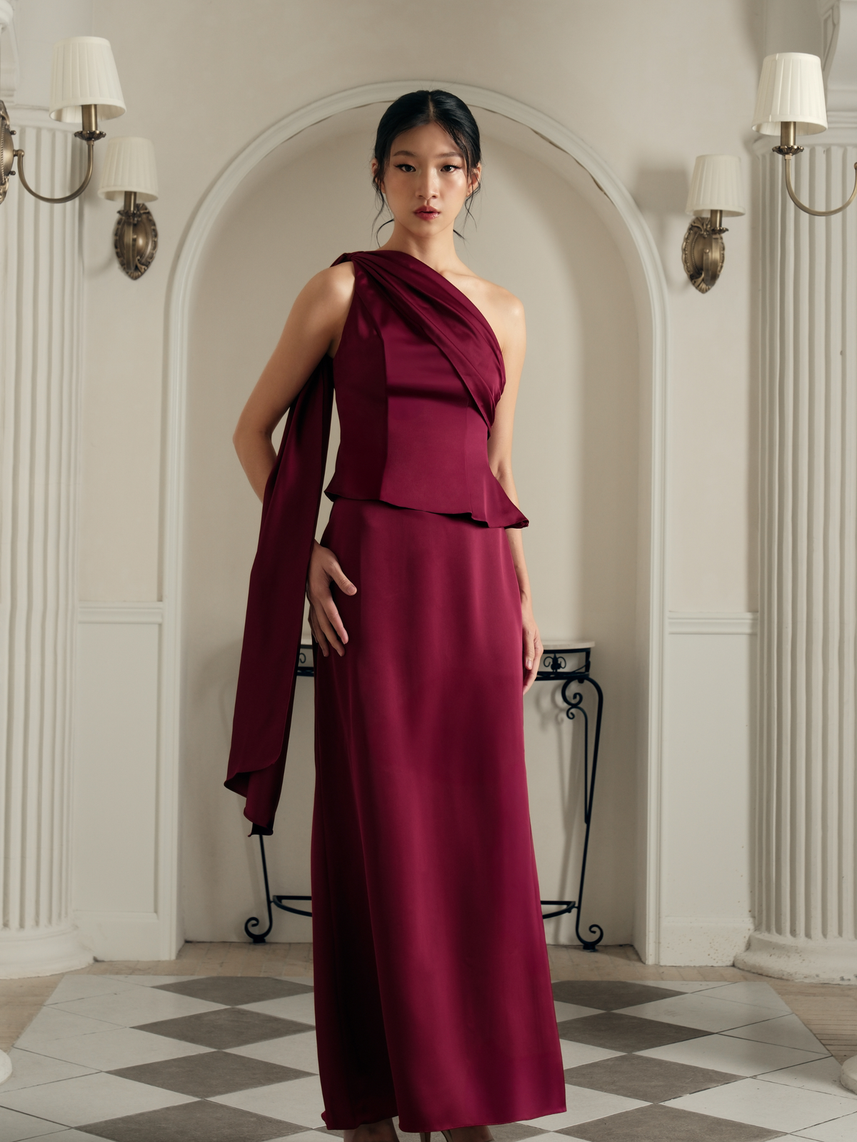Alaia Top - Bordeaux Red (Pre-Order)