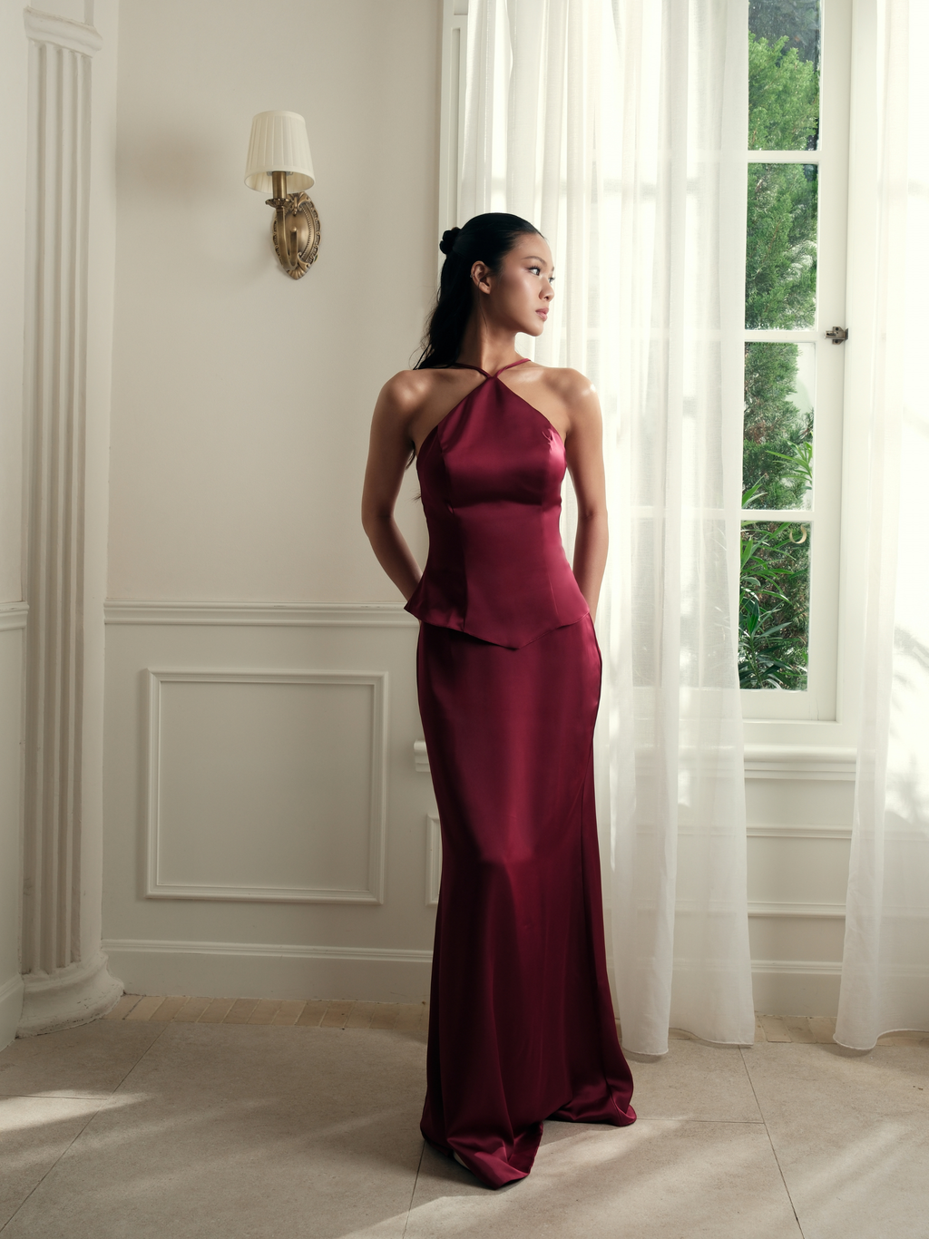 Zoe Top - Bordeaux Red (Pre-Order)