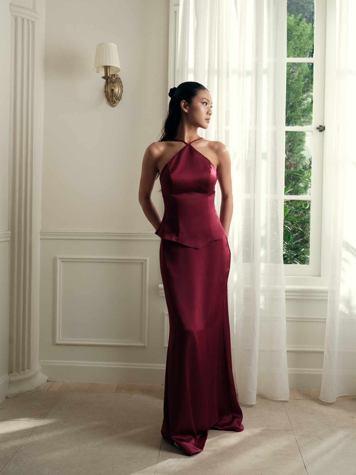 Zoe Top - Bordeaux Red (Pre-Order)