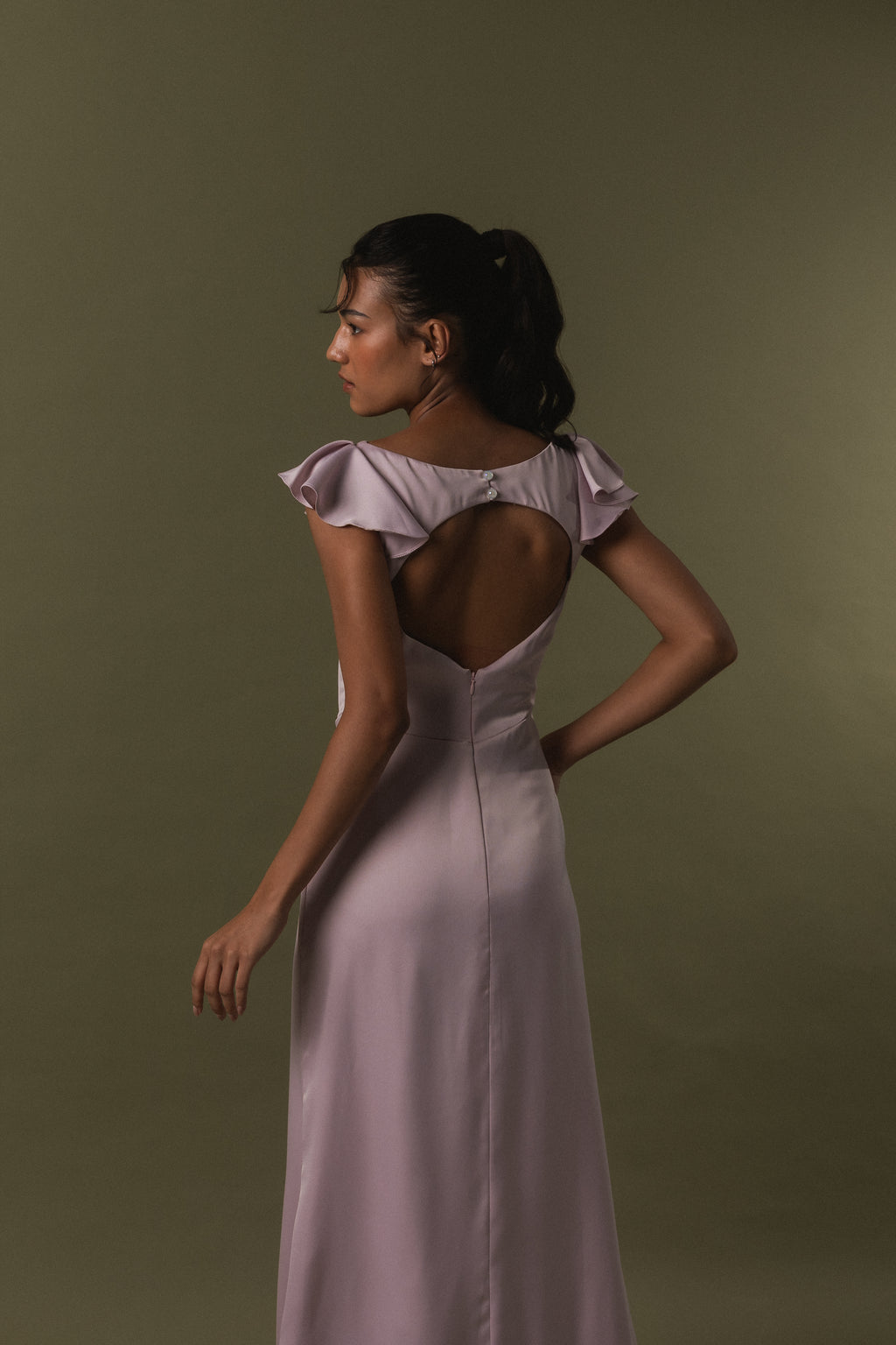 blair bridesmaid dresses Blair Bridesmaid Dress in Blush Pink Satin Twill